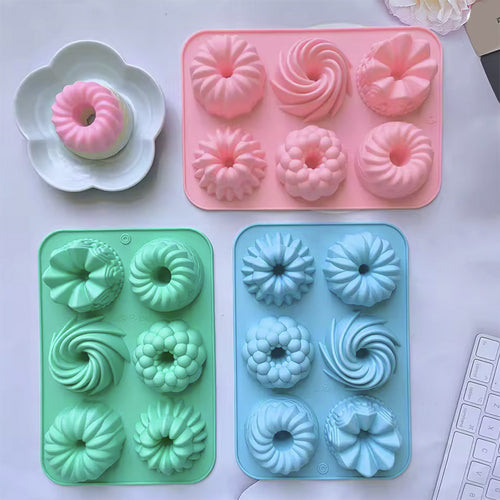 Pazteel DonuFlex™ – Moule donuts silicone (6 cavités)