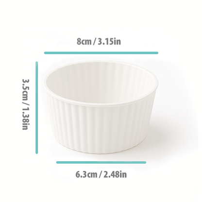 Pazteel BakeFlex™ – Moule à cake silicone réutilisable (6 pièces)