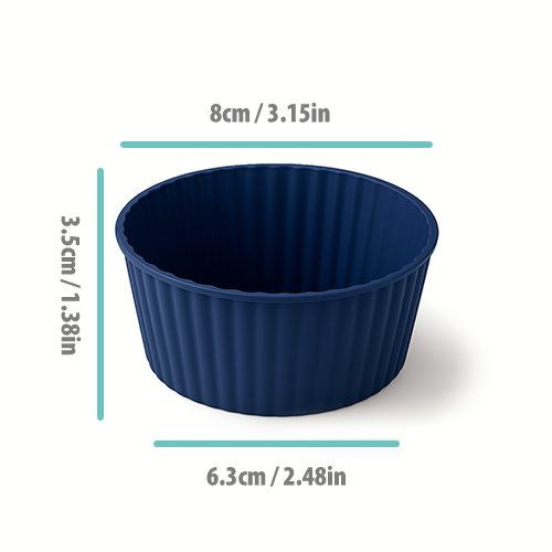 Pazteel BakeFlex™ – Moule à cake silicone réutilisable (6 pièces)