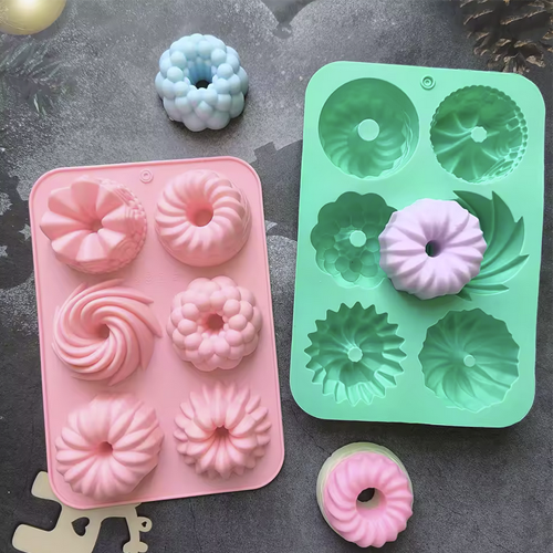 Pazteel DonuFlex™ – Moule donuts silicone (6 cavités)