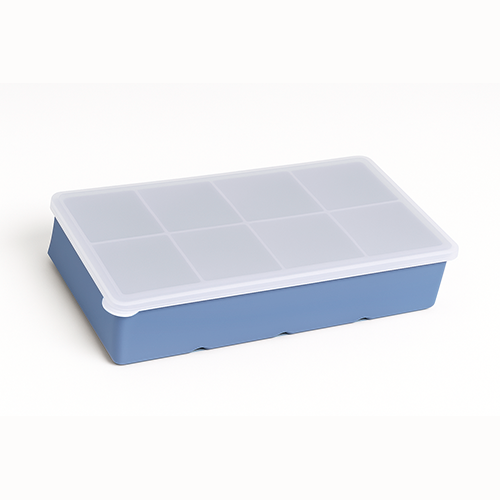 Pazteel IceBlock™ – Moule 8 gros glaçons (avec couvercle)
