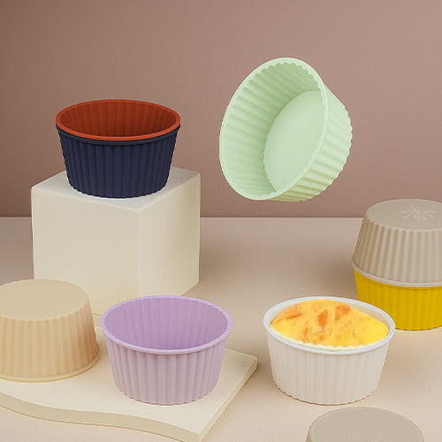 Pazteel BakeFlex™ – Moule à cake silicone réutilisable (6 pièces)