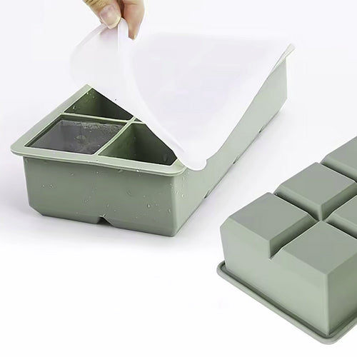 Pazteel IceBlock™ – Moule 8 gros glaçons (avec couvercle)