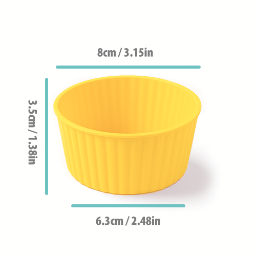 Pazteel BakeFlex™ – Moule à cake silicone réutilisable (6 pièces)