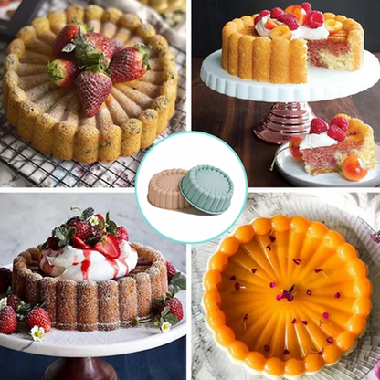 Pazteel ChocoCharlotte™ – Moule à charlotte en silicone antiadhésif