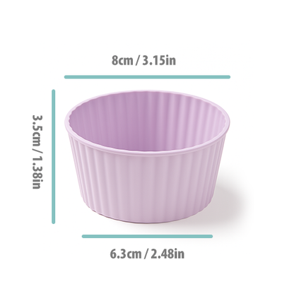 Pazteel BakeFlex™ – Moule à cake silicone réutilisable (6 pièces)
