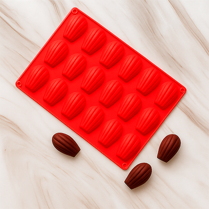 Pazteel MadeleinePro™ – Moule silicone 18 cavités