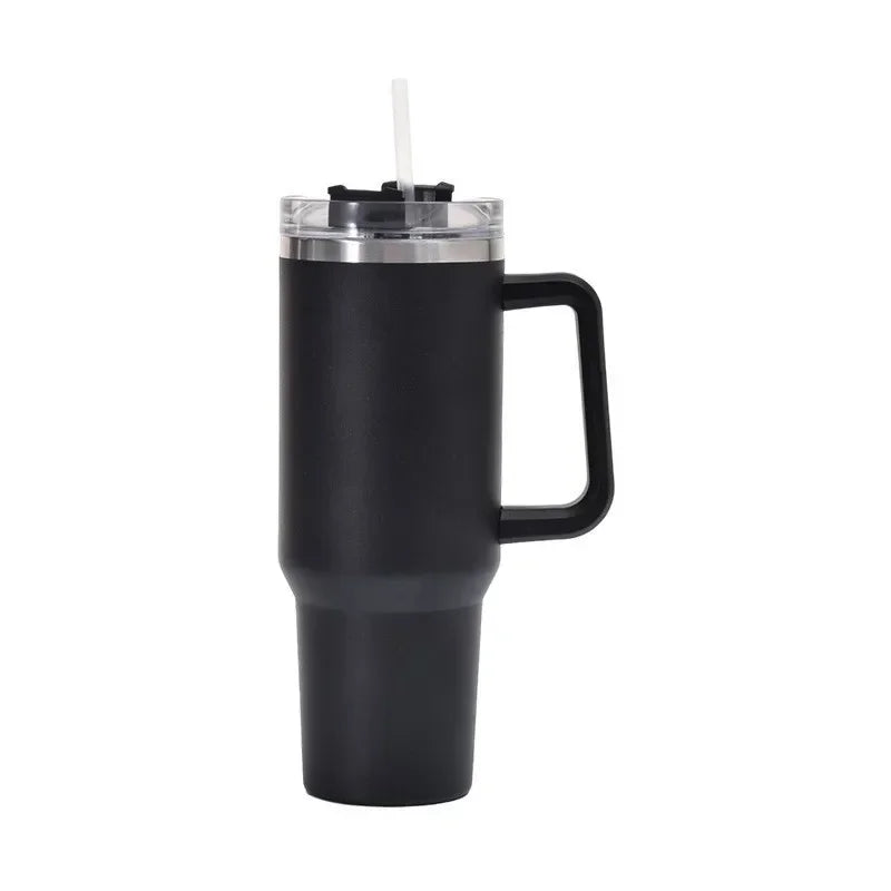 Pazteel Flow40™ – Mug isotherme (anse & paille)
