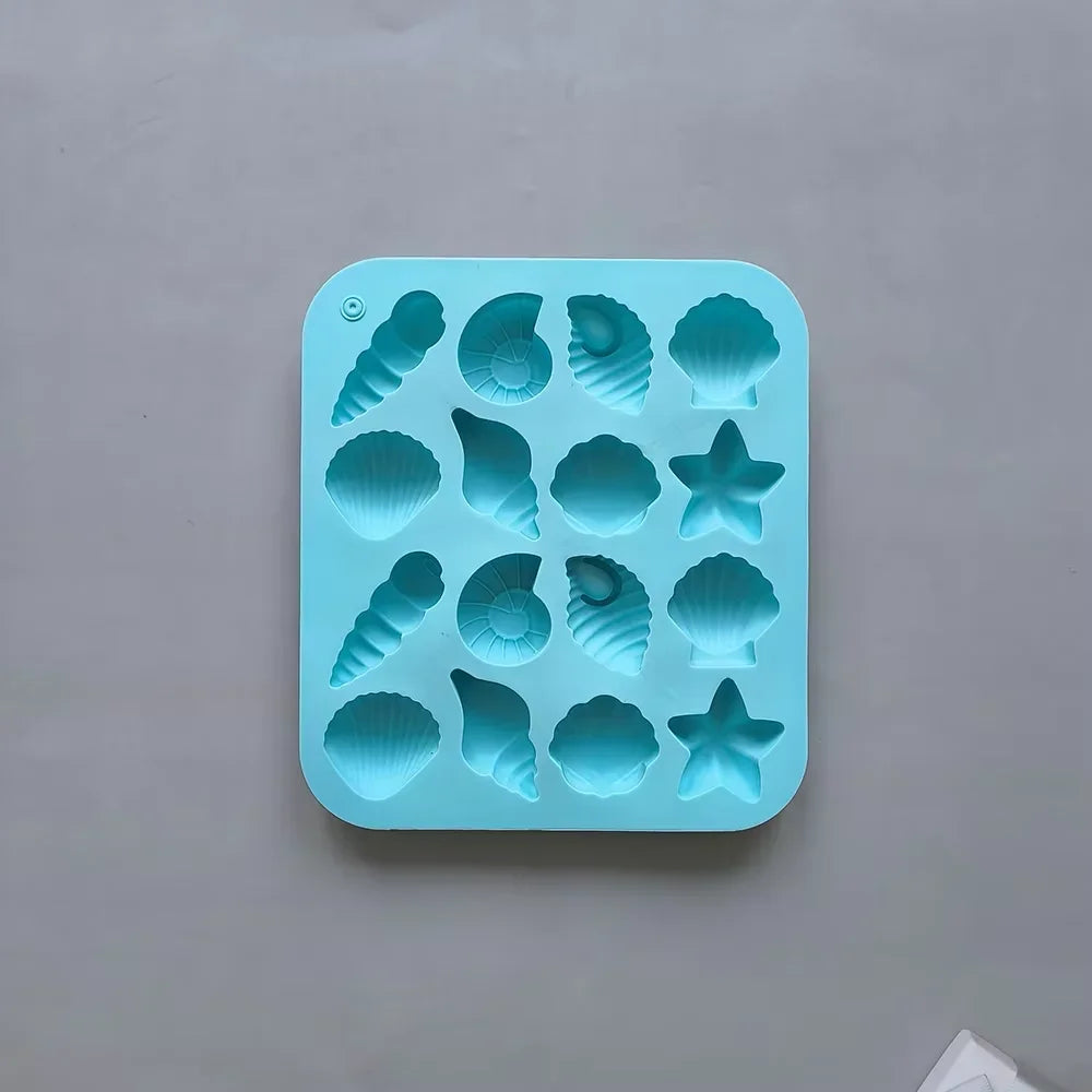 Pazteel OceanTreats™ – Moule 3D coquillages (16 cavités)