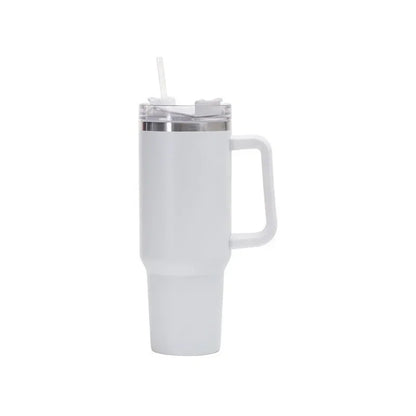 Pazteel Flow40™ – Mug isotherme (anse & paille)