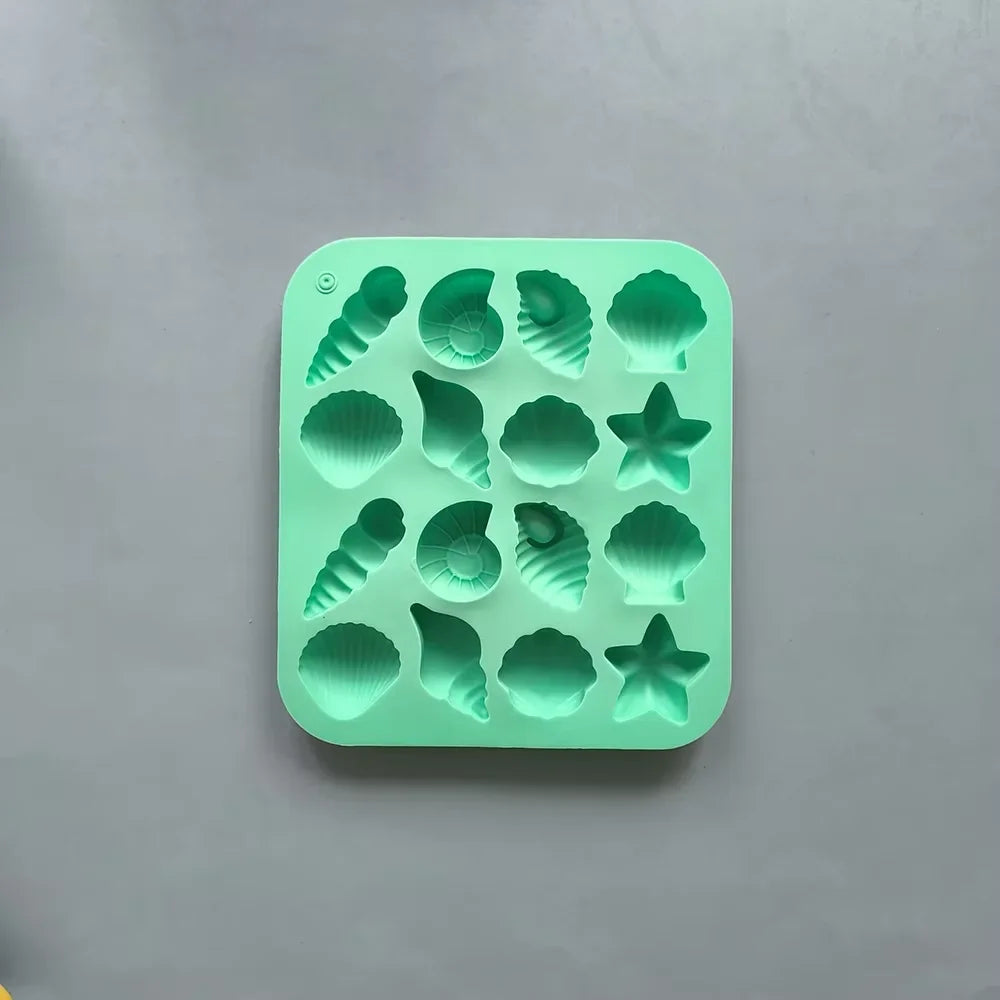 Pazteel OceanTreats™ – Moule 3D coquillages (16 cavités)