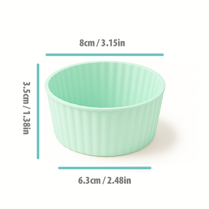 Pazteel BakeFlex™ – Moule à cake silicone réutilisable (6 pièces)
