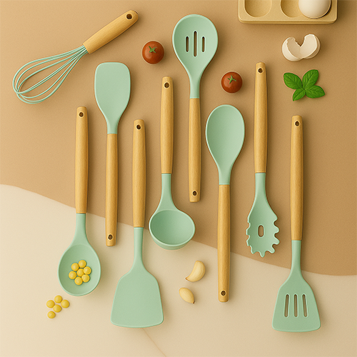 Pazteel CookEase™ – Set d’ustensiles pastel 12 pièces